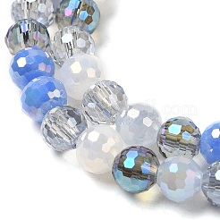Electroplate Glass Beads Strands&nbsp;EGLA-C007-01A