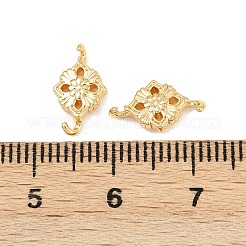Brass Connector Charms&nbsp;KK-H078-28G