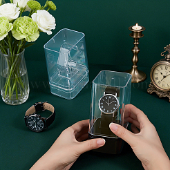 2Pcs 2 Colors Plastic C-Shaped Single Watch Display Cases&nbsp;CON-PH0003-60