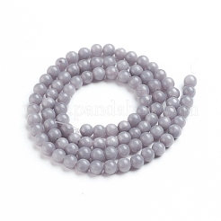 Natural Mashan Jade Round Beads Strands&nbsp;G-D263-4mm-XS29