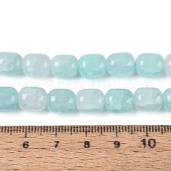 Baking Paint Crackle Glass Beads Strands&nbsp;DGLA-N019-01B-09