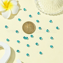プレシオサ®クリスタルビーズ  チェコクリスタル  双円錐形(451 69 302 ロンデル)  ブルージルコン60230個  5mm  穴：1mm&nbsp;Y-PRC-BA5-60230