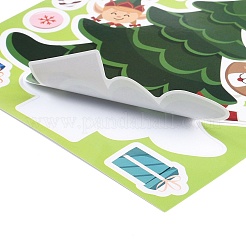 6Pcs Christmas Tree Paper Self-Adhesive Picture Stickers&nbsp;STIC-C010-31