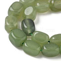 Dyed Natural Malaysia Jade Beads Strands&nbsp;G-P528-I11-01