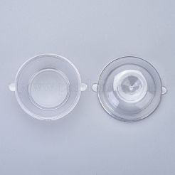 プラスチックキャンドル型  キャンドル作りツール用  リンゴの形  透明  81x70x67mm  穴：40mm  内径：61mm&nbsp;DIY-I035-10
