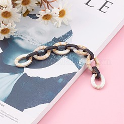 Imitation Gemstone Style & Opaque Spray Painted Acrylic Cable Chains&nbsp;AJEW-JB00910-02
