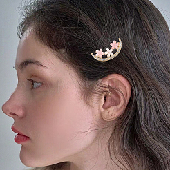 4 Bags 2 Styles Alloy & Resin Clip Hair Barrettes&nbsp;PHAR-SC0001-005