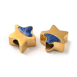 Ion Plating(IP) 304 Stainless Steel Enamel Beads&nbsp;STAS-Q301-02G