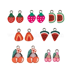 140Pcs 7 Styles Handmade Polymer Clay Pendants&nbsp;CLAY-LS0001-11