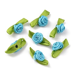 Polyester Rose Ornaments&nbsp;DIY-WH0308-242H