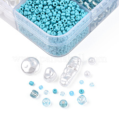 DIY 10 Style ABS & Acrylic Beads Jewelry Making Finding Kit&nbsp;DIY-N0012-05D