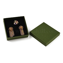 Cardboard Paper Jewelry Storage Boxes with Sponge&nbsp;CON-P023-01E-01