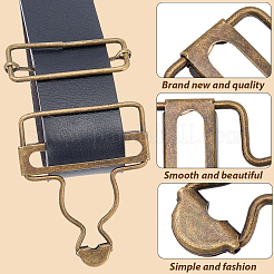 6Bags Adjustable Alloy Buckle&nbsp;FIND-CP0003-92C
