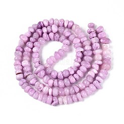 Dyed Natural Yellow Jade Beads Strands&nbsp;G-ZX005-13A