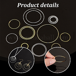 Brass Linking Rings&nbsp;KK-PH0004-30