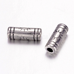 Tibetan Style Alloy Tube Beads&nbsp;X-LF0614Y-NF