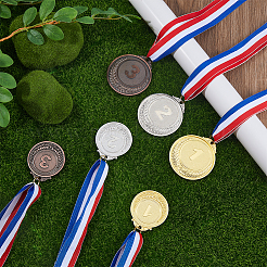 6Pcs 6 Styles Zinc Alloy Commemorative Medals&nbsp;AJEW-FH0005-05