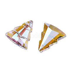 120Pcs Electroplated Transparent Glass Charms&nbsp;EGLA-N006-072