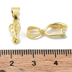 Rack Plating Brass Ice Pick Pinch Bails&nbsp;KK-TAC0015-03G