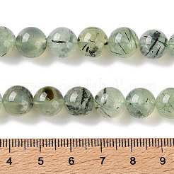 天然石プレナイトビーズ連売り  スムーズなラウンド  10mm  穴：1mm  約38個/連  14.57~15.16'''（37~38.5センチメートル）&nbsp;G-G474-A01-10mm