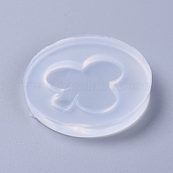 シリコンモールド  レジン型  UVレジン用  エポキシ樹脂ジュエリー作り  スモモの花  ホワイト  53x8mm  梅の花：38x36mm&nbsp;DIY-L026-020