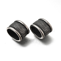 304 Stainless Steel Tube Beads&nbsp;STAS-D382-09AS