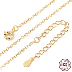 925 Sterling Silver Chain Necklace&nbsp;NJEW-A011-02G