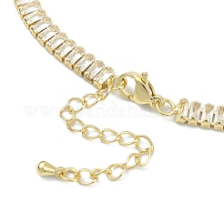 真鍮ボールチャームブレスレット  女性用キュービックジルコニアテニスブレスレット  18KGP本金メッキ  13インチ（33cm）&nbsp;BJEW-F450-02G