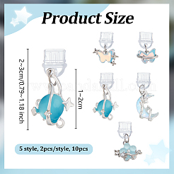 10Pcs Plastic Mobile Dustproof Plugs&nbsp;HJEW-OC00153