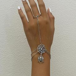 Punk Style Alloy Link Ring Bracelets for Women&nbsp;FS-WG743CF-01
