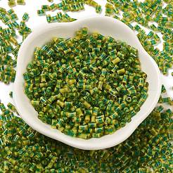 Two Tone Inside Colours Transparent Glass Seed Beads&nbsp;SEED-C004-05C