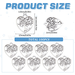 100Pcs Alloy Pendants&nbsp;FIND-SC0008-29