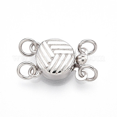 925 Sterling Silver Box Clasps&nbsp;STER-T008-150P-1