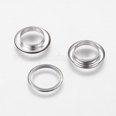 Brass Eyelets Ring&nbsp;KK-WH0004-05P-10mm-1
