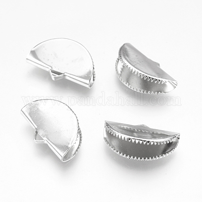 Iron Ribbon Crimp Ends&nbsp;IFIN-I026-02P-A-1