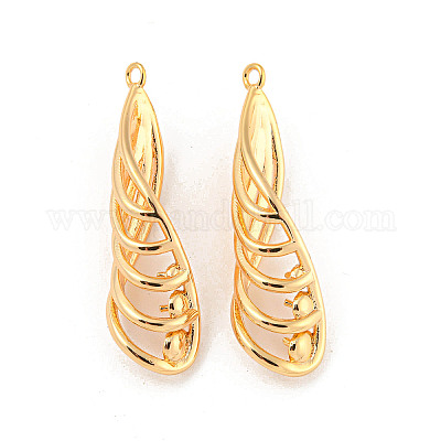 Brass Pendants&nbsp;KK-P255-01G-1