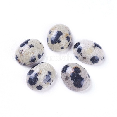 Natural Dalmatian Jasper Cabochons&nbsp;G-L511-B-02-1