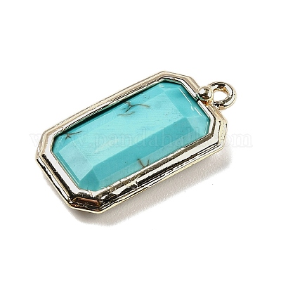 Synthetic Turquoise Pendants&nbsp;G-U019-04G-09-1