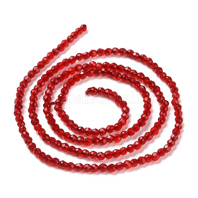 Transparent Glass Beads Strands&nbsp;GLAA-H021-04-24-1