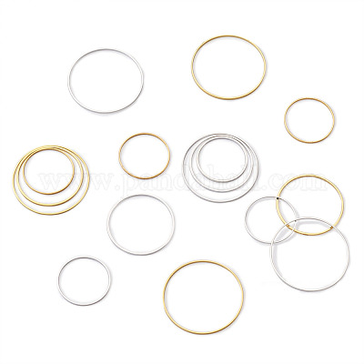 Brass Linking Rings&nbsp;KK-YS0001-03-1