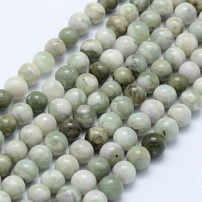 Natural Peace Jade Beads Strands&nbsp;G-I206-20-6mm-1