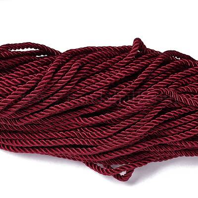 ポリエステルコード  ツイストコード  暗赤色  5mm  約97~100 M /バンドル&nbsp;NWIR-P021-008-1