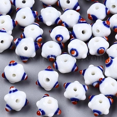 Handmade Bumpy Lampwork Beads&nbsp;LAMP-S194-003-A04-1