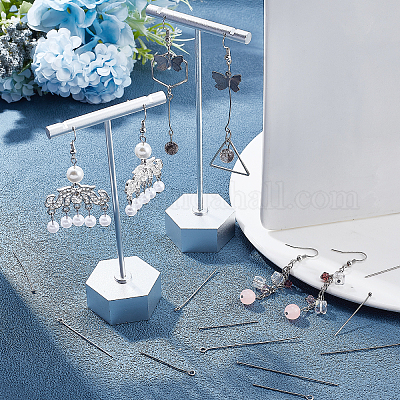 Jewelry Finding Kit With Stainless Steel Ball Head Pins For DIY Eye Pins Head Pi