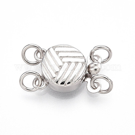 925 Sterling Silver Box Clasps STER-T008-150P-1