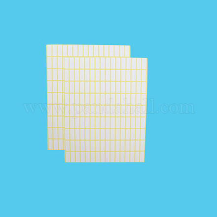 Wholesale Rectangle Self Adhesive Writable Blank Stickers - Pandahall.com