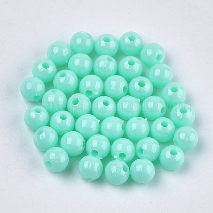 Opaque Plastic Beads KY-T005-6mm-618-1