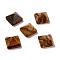 Natural Picture Jasper Cabochons, Pyramid, 20x20x12~13mm, Diagonal Length: 26mm