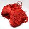 7 Inner Cores Polyester & Spandex Cord Ropes, with Patterns, for Rope Bracelets & Shoe Lace Cord Making, Red, 4mm, about 109.36 yards(100m)/bundle, 420~500g/bundle