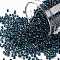 TOHO 11/0 Round Beads, Japanese Seed Beads, (248) Inside Color AB Blue/Midnight Bl Lined, 2.2mm, Hole: 0.8mm, about 5555pcs/50g